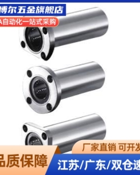 中型法兰直线轴承LMF11/LMF12-d8/d10/d12/d16/d20/d25/d30