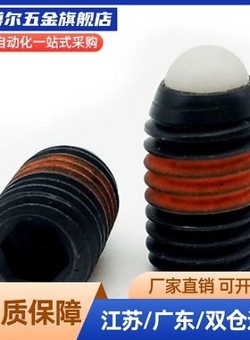 NBPS NBPJ 内六角球头柱塞 塑料珠波珠螺丝 ZAC21 ZAC22弹簧顶丝