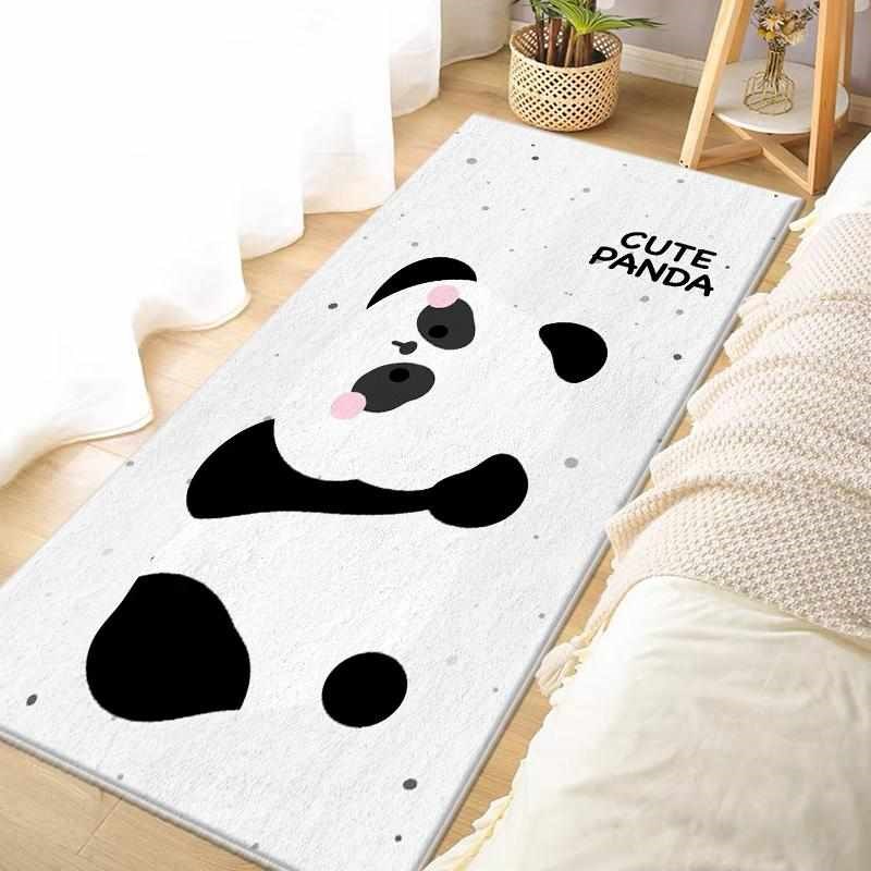 卡通儿童房圆形地毯卧室床边地毯家用加厚地毯秋冬新款可机洗地垫