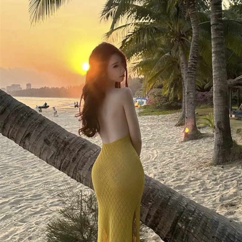 2025夏季新款比基尼气质女神高级感沙滩长裙三件套游泳衣女士泳装