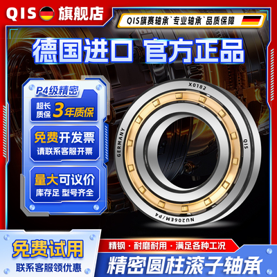 德国进口QIS圆柱滚子轴承NJ312 313 314 315 316 317 318 319E EM