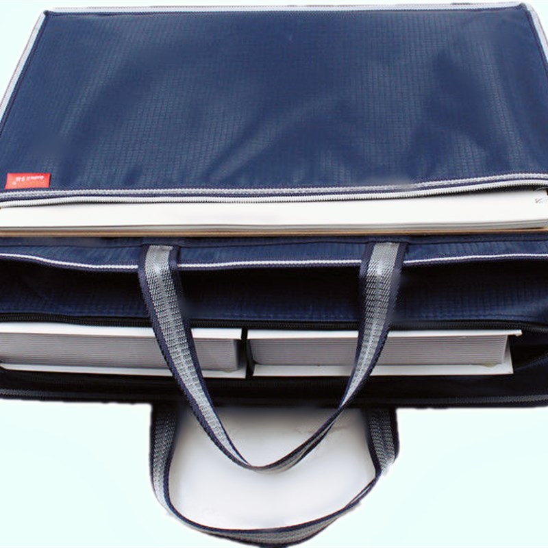 a3文件袋大容量收纳袋菸酒手提袋美术8k画袋加厚拉链袋防水资料包