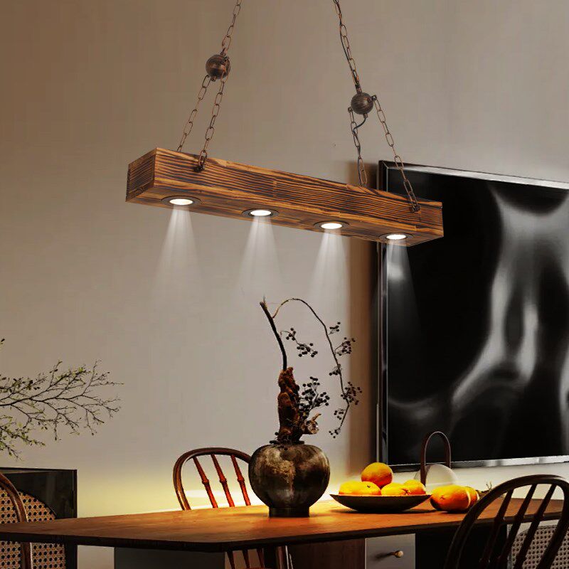 复古工业风餐厅咖啡店吊灯创意美式餐桌茶室收银台灯酒馆吧台射灯