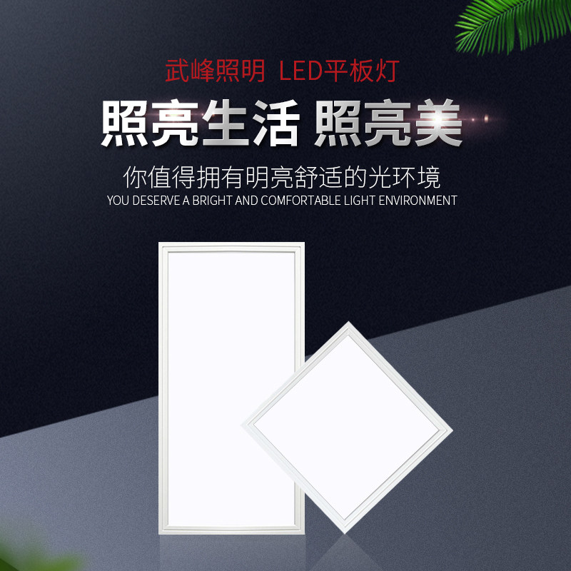 武峰吊顶灯00厨房卫生间铝扣板嵌入式