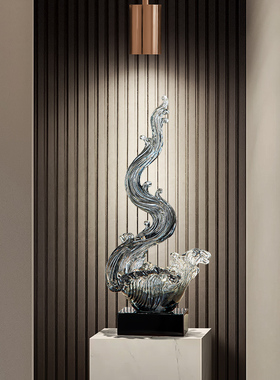 玄关钥匙收纳龙摆件领导办公室现代轻奢客厅电视柜家居装饰品