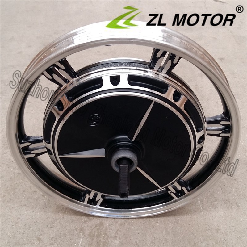 电动车大功率涨刹电机48V 60V1000W 16寸  后驱电机 zl motor