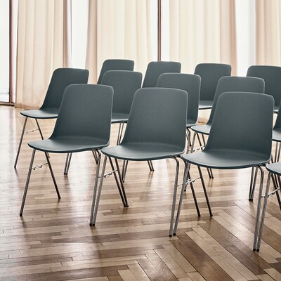 sort丹麦&Tradition彩色餐椅靠背椅HW27北欧椅子家用办公椅可重叠