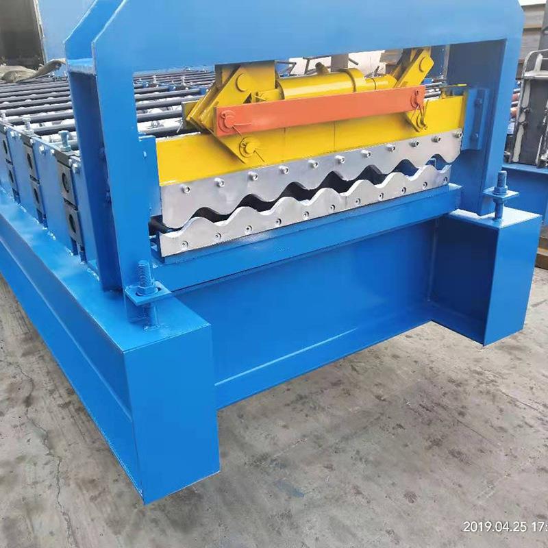 全自动琉璃瓦成型设备大波浪圆弧彩钢瓦成型机780双层压瓦机