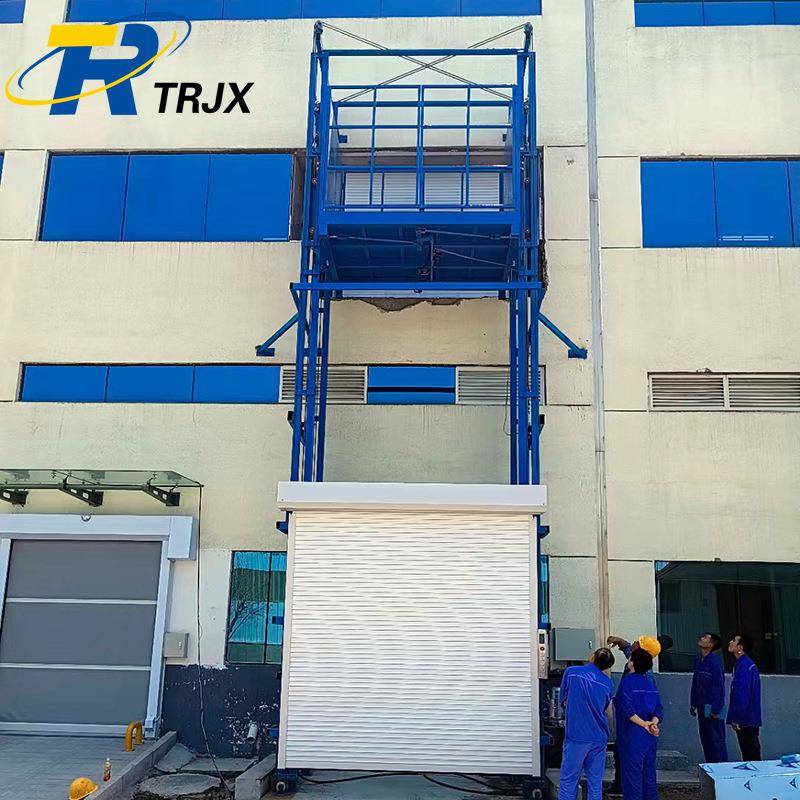 厂家供应升降货梯电动液压电梯导轨式固定链条式液压升降平台