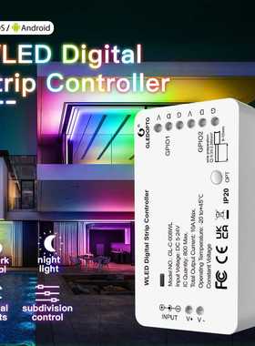 ESP8266WLED幻彩控制器支持WS2811SK6812SM16703PWS2812B灯带