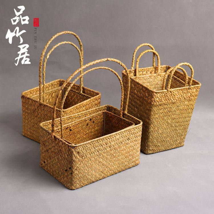 海小收纳篮收纳筐钥匙盒针线筐小竹筐藤编整理筐手艺创艺,收纳整理,其他收纳篮,淘宝优惠券,粉丝福利购,淘宝优惠卷