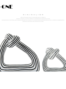 现代极简主义样板房黑白极简主义风格装饰设计师与斯堪的纳维亚风