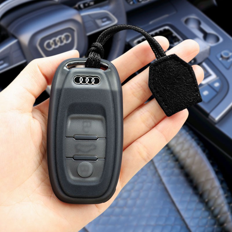 适用奥迪A6L钥匙套老款Q5汽车A8L扣A4L保护壳q7包q2l女q3/a3/a1q8