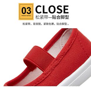 春款宝宝一脚蹬帆布鞋幼儿园低帮拉带布鞋时尚男女童软底防滑球鞋
