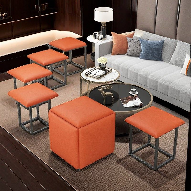 多功能组合收纳凳简约五合一魔方凳小凳子家用客厅沙发网红凳五凳,住宅家具,其它凳子,淘宝优惠券,粉丝福利购,淘宝优惠卷