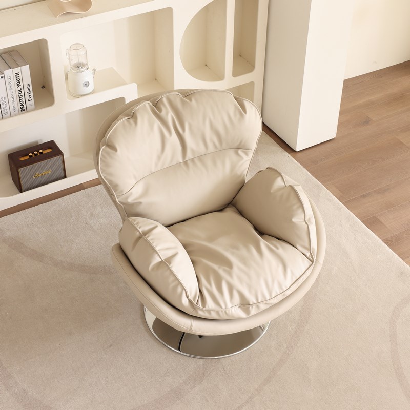 单人沙发轻奢椅懒人休闲云朵沙发椅旋转阳台椅