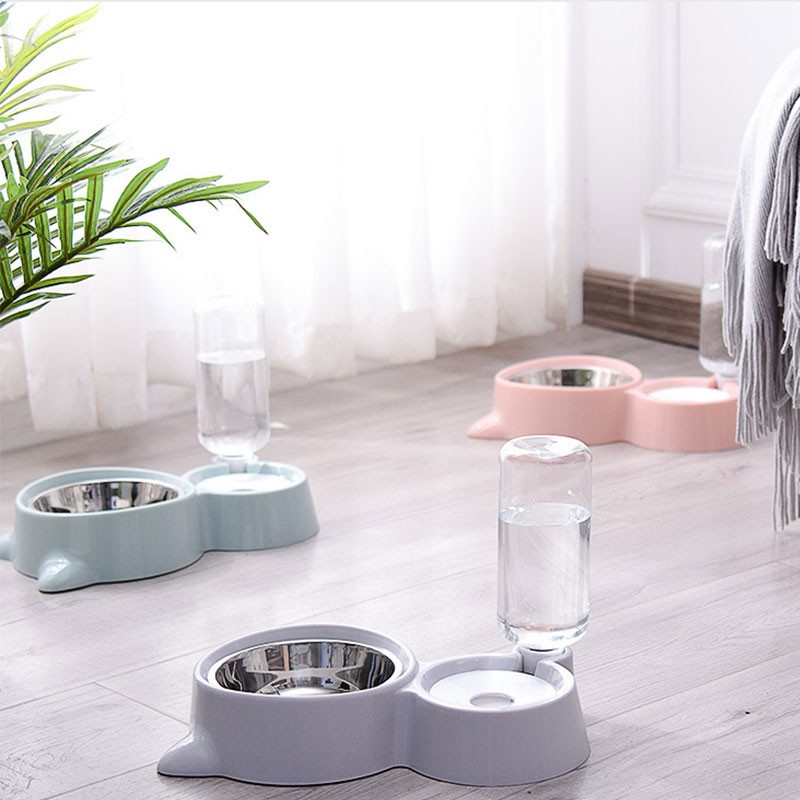 泰迪专用狗盆狗碗双碗自动饮水食盆狗狗碗水碗防打翻饭盆宠物用品