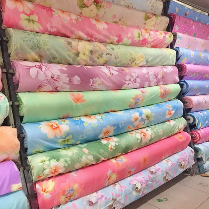 米宽绵绸面料斜做夏凉被被大人造棉绵绸布料