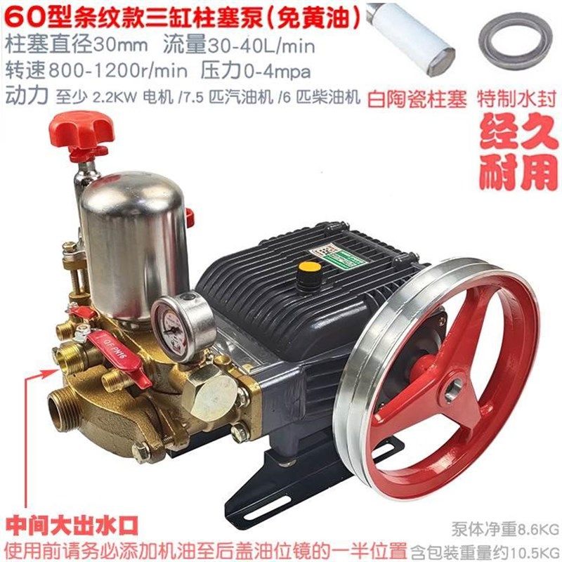 30 60型柱塞泵条纹白陶瓷大开关免黄油扬程高压喷雾器打药机22 26,橡塑材料及制品,其他塑料制品,淘宝优惠券,粉丝福利购,淘宝优惠卷