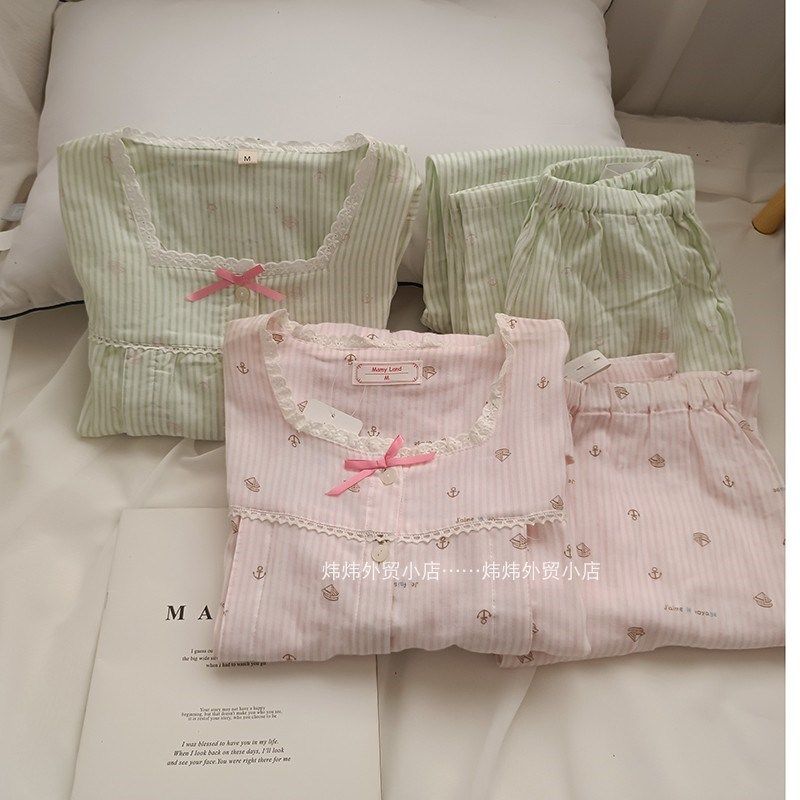 夏季薄款纯棉纱布哺乳月子服 小方领双层棉纱哺乳家居服孕妇睡衣,孕妇装/孕产妇用品/营养,家居服套装,淘宝优惠券,粉丝福利购,淘宝优惠卷