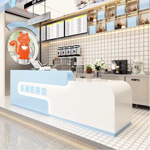 收银台商用奶茶店前台柜母婴收款台服装店宠物店美甲店接待台美容