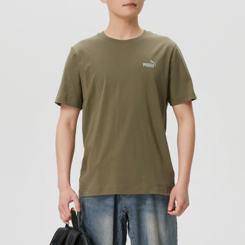 Puma彪马短袖男装圆领跑步健身训练运动服时尚休闲T恤694448-81