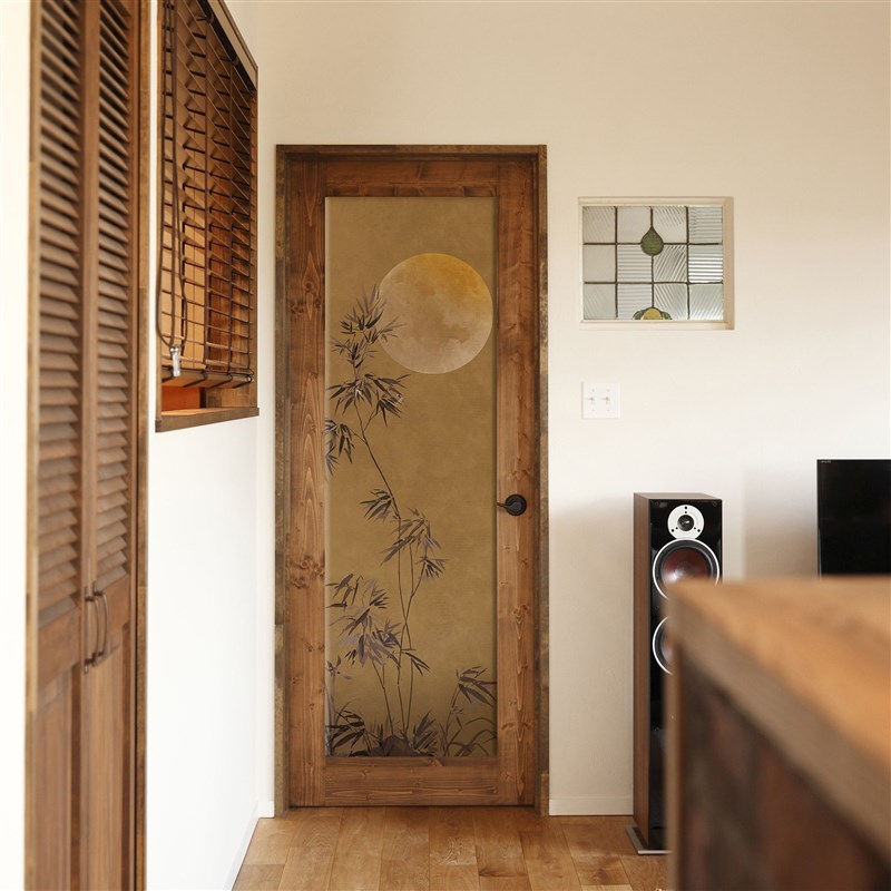 现代简约衣柜贴油画布防水加厚家具翻新帖纸画装饰餐橱柜玻璃移门图片