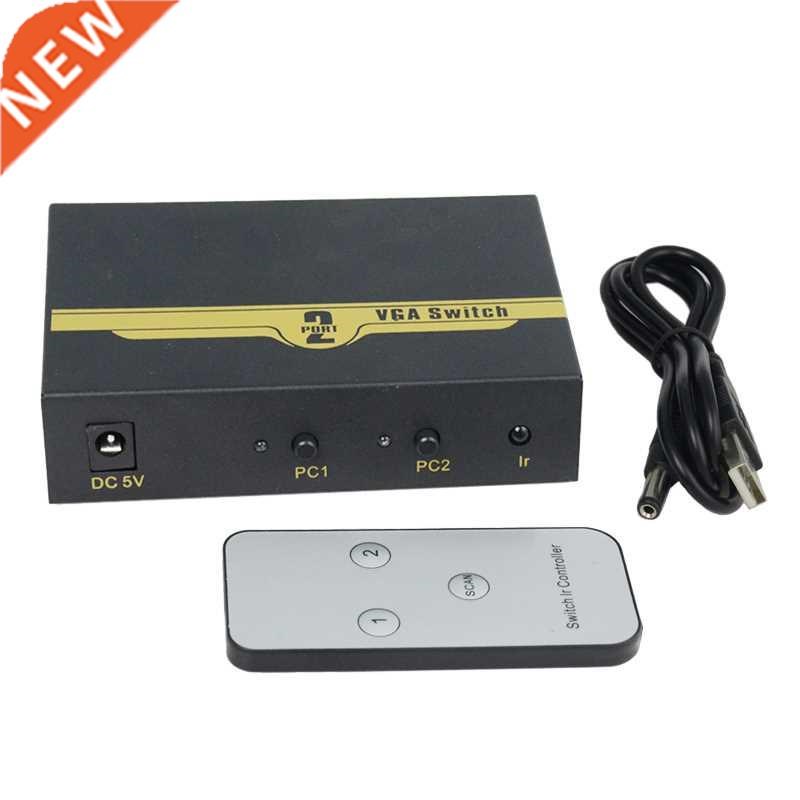 2 Port VGA switch splitter 2 in 1 out Video computer host mo