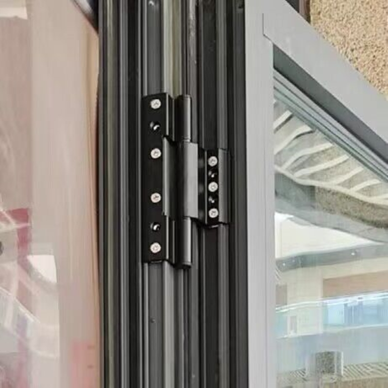 门窗铰链隔热50型免打孔合叶断桥窗户平开窗合页隐形门铝合金配件