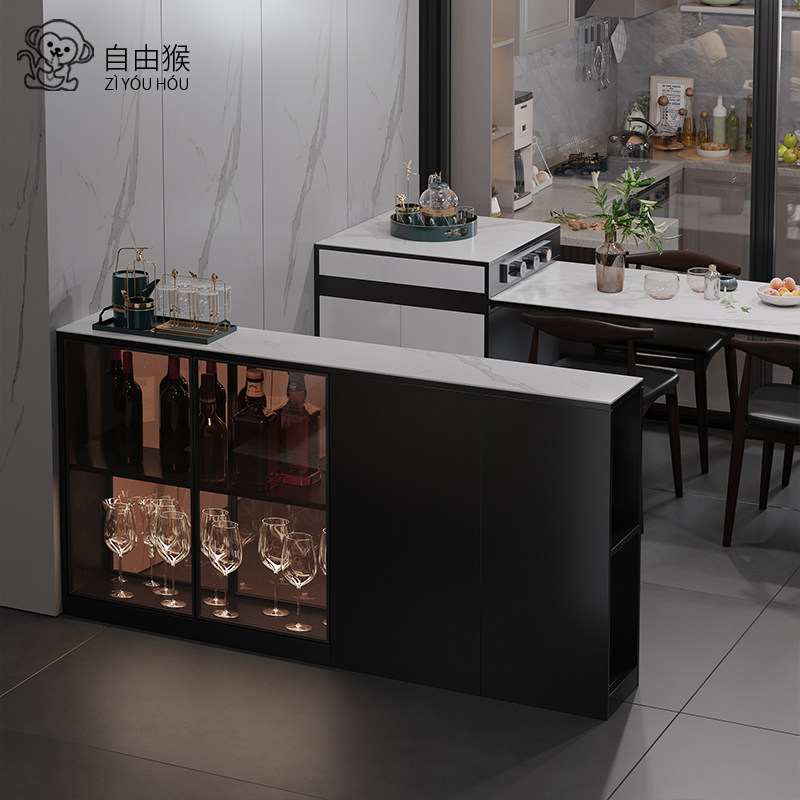 双面隔断柜客厅玄关酒柜25超薄20cm新款实木岩板沙发靠背餐柜30