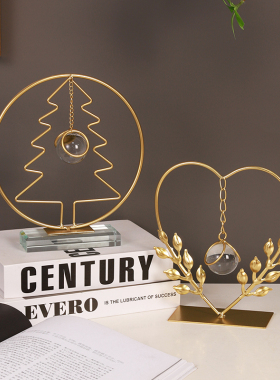 创意水晶球艺术摆件轻奢酒柜玄关电视柜办公室客厅家居装饰品