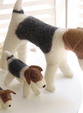 手工制作尼泊尔羊毛毡多种动物摆件家居装饰拍摄道具送礼好物