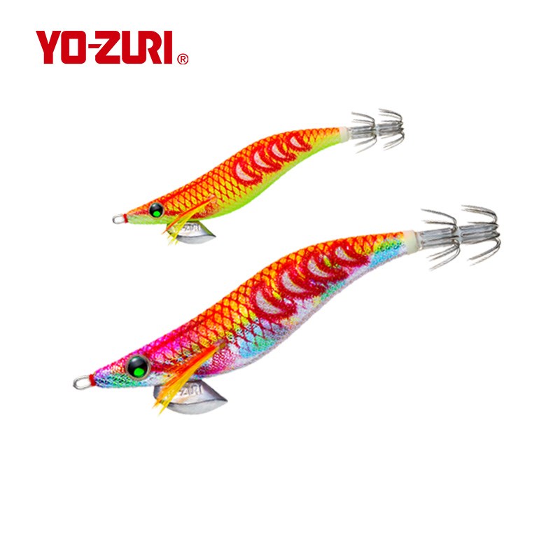 YOZ友祝A9仿真木虾鱿鱼钩夜光火箭双伞吹筒钩路亚假饵