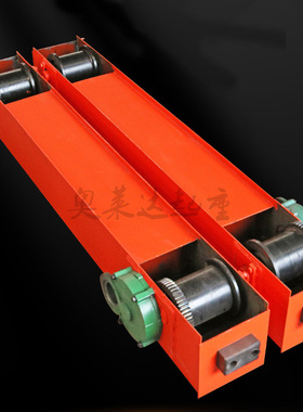 3吨电动行走端梁起重机轨道驱动梁300x2900x5mm悬挂行走梁头