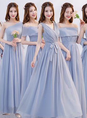 伴娘服2024新款夏季大码平时可穿森系礼服姐妹团显瘦遮肉简单大方