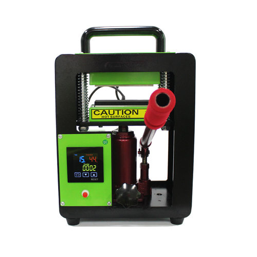 热转印松香机rosin press 6cmx12cm 上下板热压机小型压榨机5吨