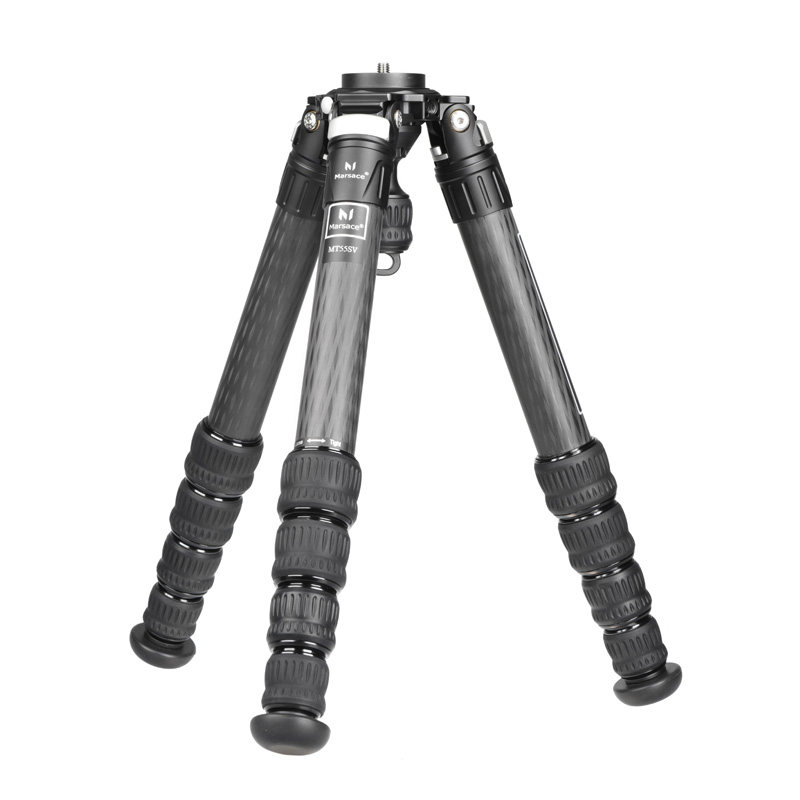 马小路Marsace MT55SV三脚架 自带75MM碗口水平底座 管径41MM