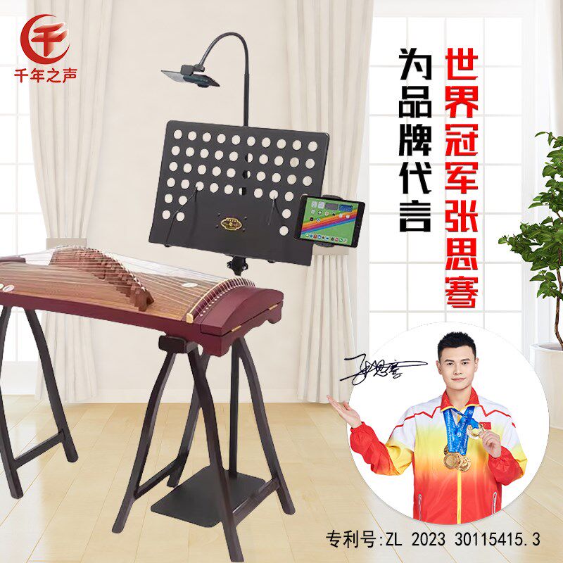 不占地架古筝专用谱架架立式乐曲扬琴架家用支架