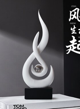 风生水起轻奢高档摆件电视柜艺术家居装饰品客厅