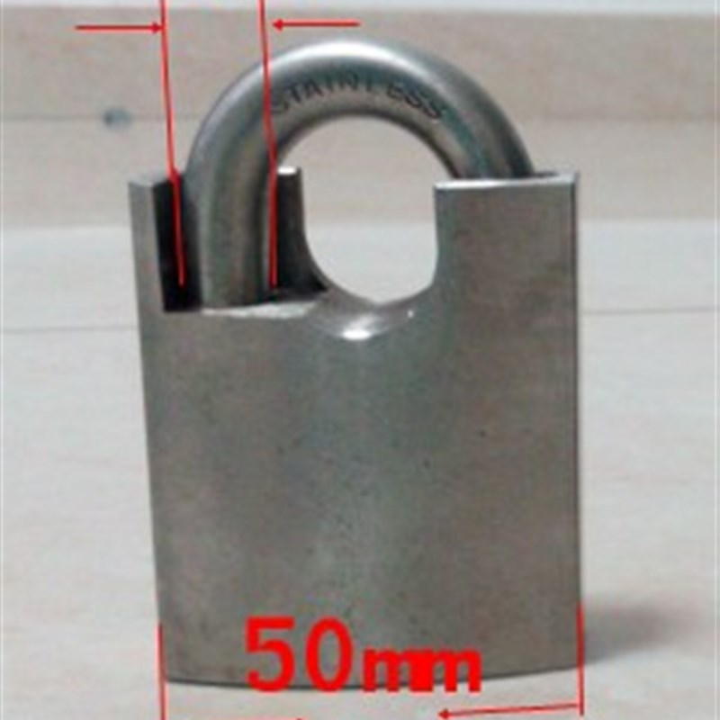 半挂锁防盗防头边锁铁门宿舍大门锁阳台窗防水锁