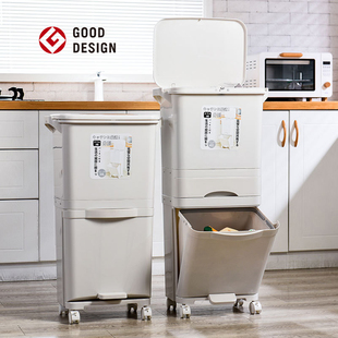 多用厨房垃圾桶 chen 日式 Can 满足日常垃圾分类需求 rash