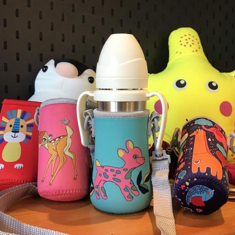 格罗咪咪00吸管杯杯套袋子防摔毛绒壶套