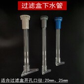 鱼缸上过滤滴流盒出水口水族箱上过滤玻璃槽透明亚克力