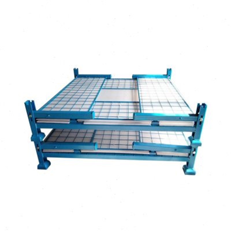 销可堆高折叠式物料笼仓储笼储物金属笼仓储货架物流运输周转网厂