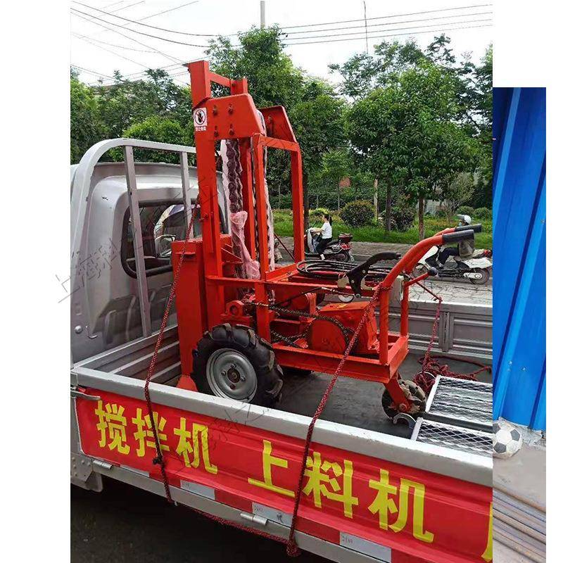 柴油路面自行走夯土机柴油电动沟槽地基夯实机电动链条砸夯机