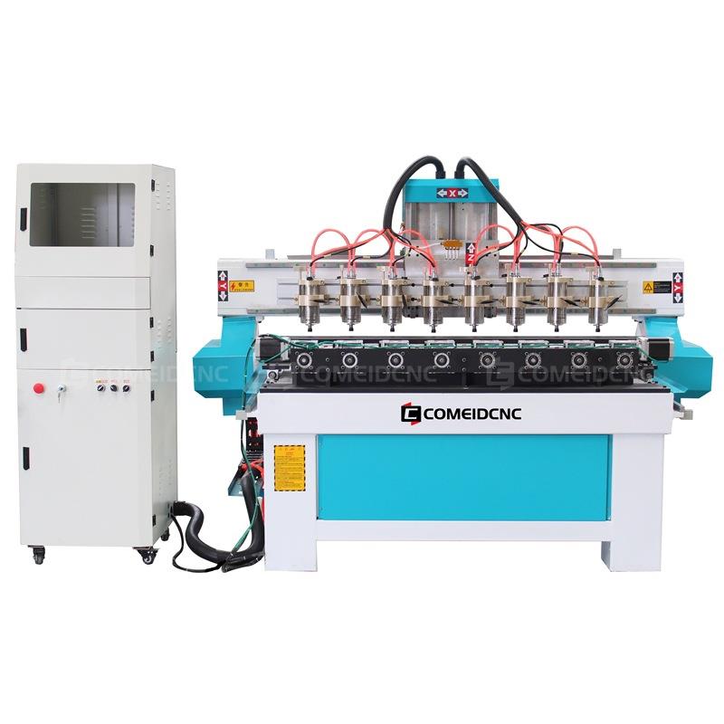 八头木工雕刻机床头家具密度板实木工艺品浮雕八头雕刻机