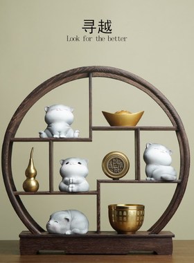 可爱猫咪装居客厅入户玄关电视柜面桌子小摆件好物软家饰品