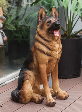 家点靓 动物雕塑大号摆件家居客厅庭院装饰品落地摆设