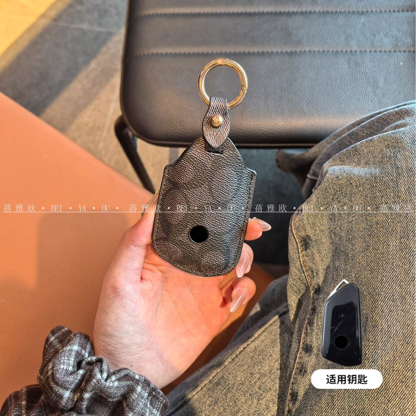 适用大众凌渡L钥匙套高尔夫8壳id3途昂揽境id4/6车揽巡威然扣包女