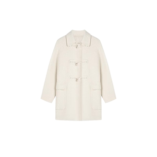 气质时尚 秋冬新款 设计师百搭双面休闲毛呢外套8A52D718 雯雯